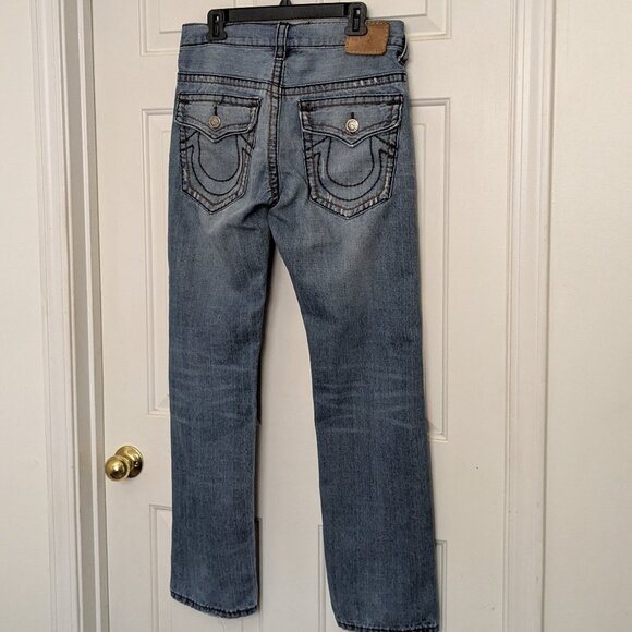 True Religion Men's  Relaxed Straight  Size 34 Blue . - Picture 8 of 16